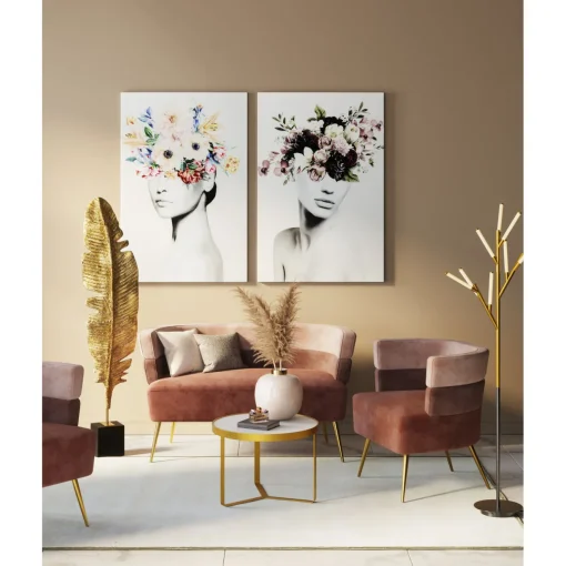 KARE Design Tableaux En Verre|Tableau En Verre Autumn Hair 80X120Cm