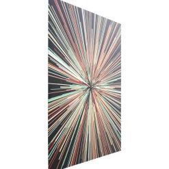 KARE Design Tableaux En Verre|Tableau En Verre 3D Light Speed 100X100Cm