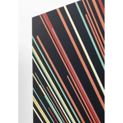 KARE Design Tableaux En Verre|Tableau En Verre 3D Light Speed 100X100Cm