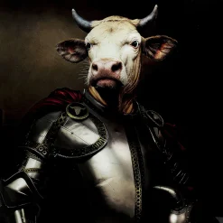 KARE Design Tableaux En Verre|Tableau En Verre Knight Cow 120X120