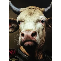 KARE Design Tableaux En Verre|Tableau En Verre Knight Cow 120X120