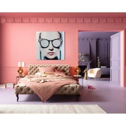 KARE Design Tableaux En Verre|Tableau En Verre Metallic Girlie 120X120Cm