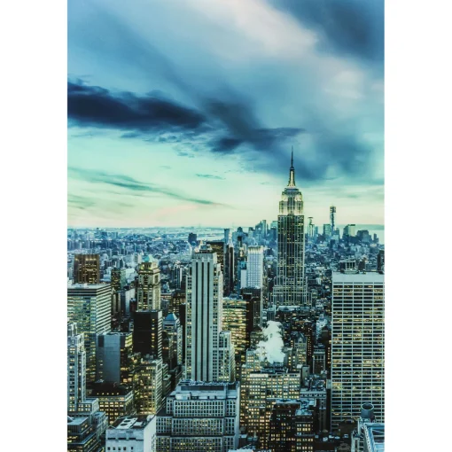 KARE Design Tableaux En Verre|Tableau En Verre New York Sunset 160X120Cm