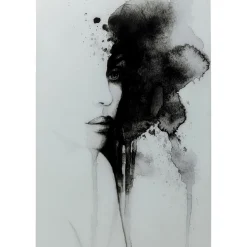 KARE Design Tableaux En Verre|Tableau En Verre Smokey Face 100X150Cm