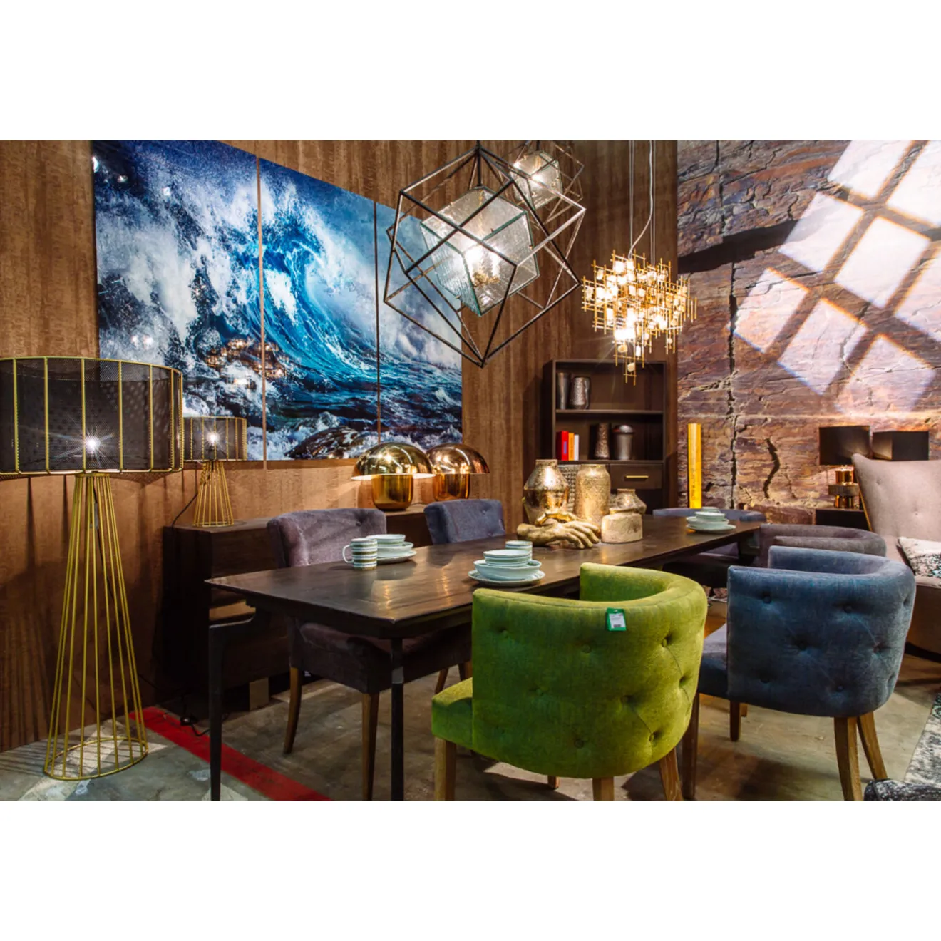 KARE Design Tableaux En Verre|Tableau En Verre Triptychon Wave (3/Set)