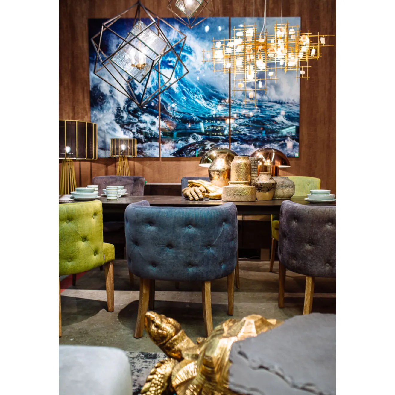 KARE Design Tableaux En Verre|Tableau En Verre Triptychon Wave (3/Set)