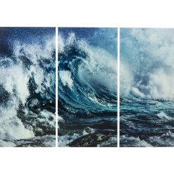 KARE Design Tableaux En Verre|Tableau En Verre Triptychon Wave (3/Set)