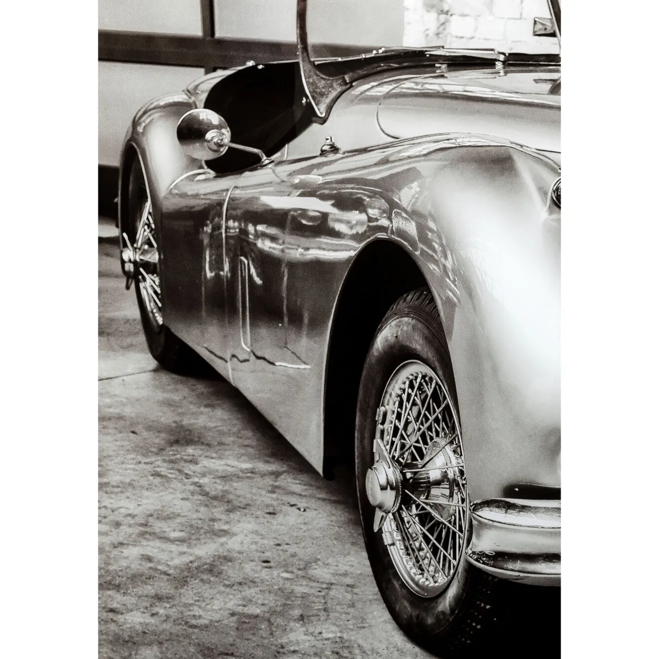 KARE Design Tableaux En Verre|Tableau En Verre Vintage Cabrio 150X100Cm