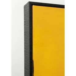KARE Design Tableaux Encadres|Tableau Encadre Abstract Shapes Jaune 113X113Cm