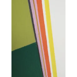 KARE Design Tableaux Encadres|Tableau Encadre Abstract Shapes Khaki 73X103Cm