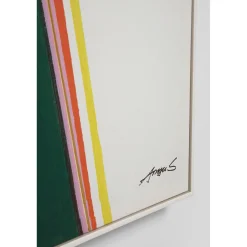 KARE Design Tableaux Encadres|Tableau Encadre Abstract Shapes Khaki 73X103Cm