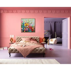 KARE Design Tableaux Encadres|Tableau Encadre Flowery Meadow 100X100Cm