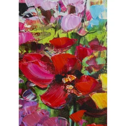 KARE Design Tableaux Encadres|Tableau Encadre Flowery Meadow 100X100Cm
