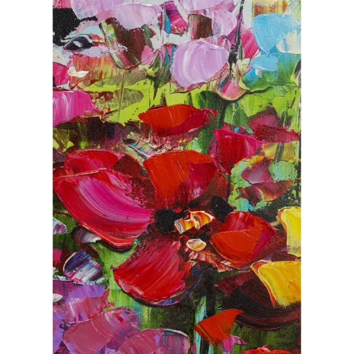 KARE Design Tableaux Encadres|Tableau Encadre Flowery Meadow 100X100Cm