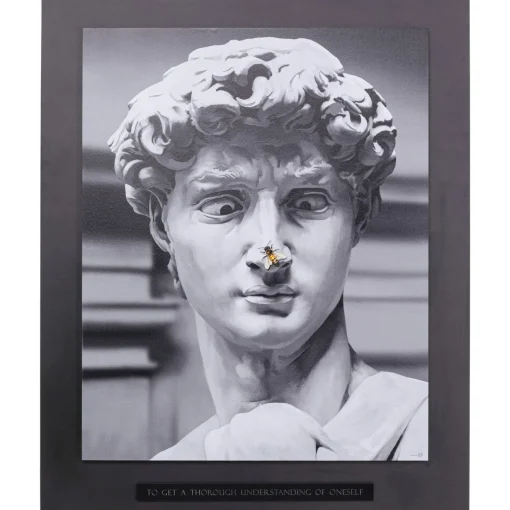 KARE Design Tableaux Encadres|Tableau Encadre Statue 100X125Cm