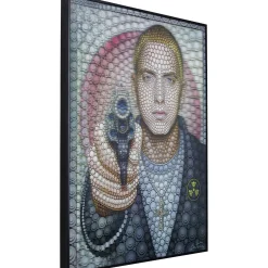 KARE Design Tableaux Encadres|Tableau Frame 3D Hip Hop Star 70X57