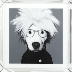 KARE Design Tableaux Encadres|Tableau Frame Mirror Artist Dog 60X60
