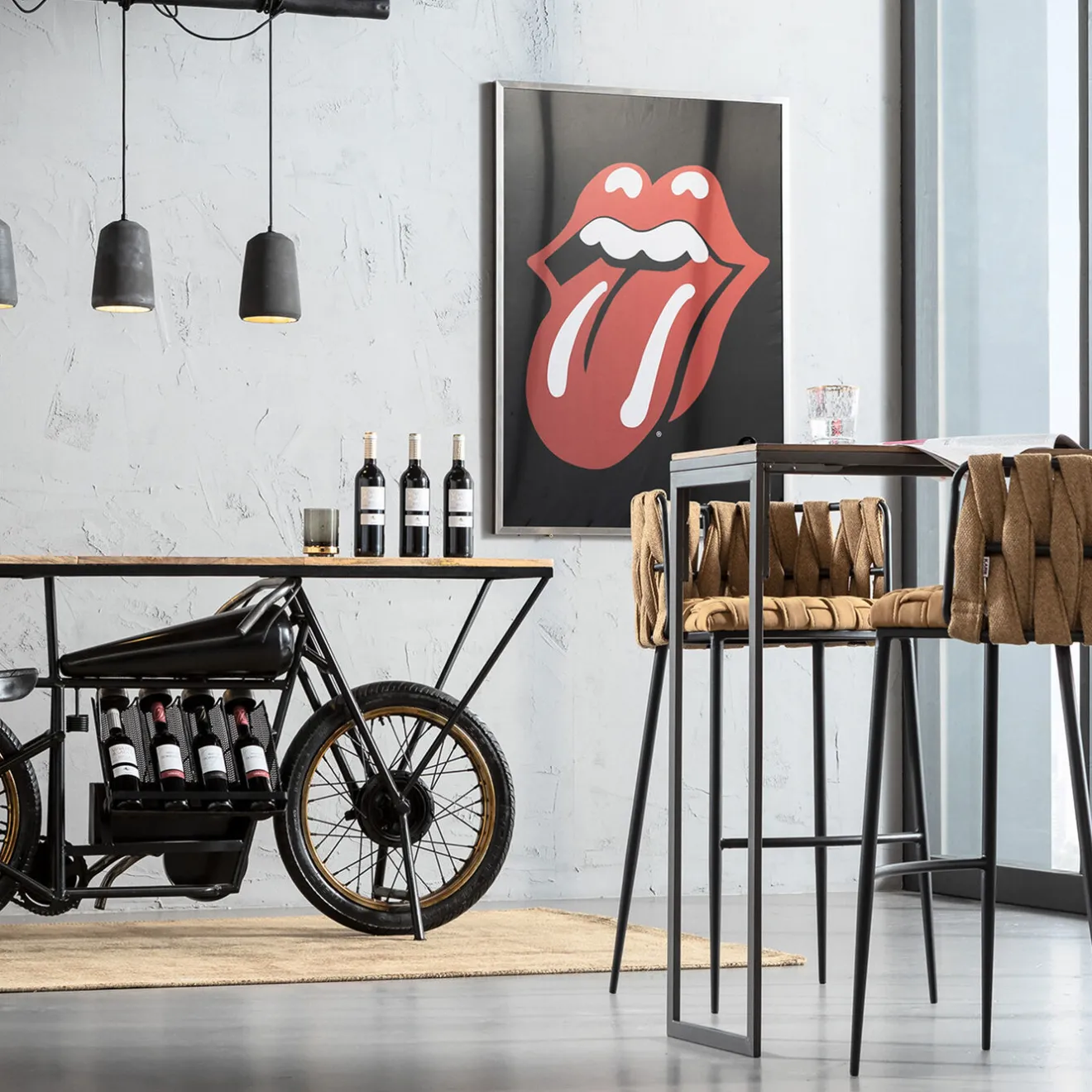 KARE Design Tableaux Encadres|Tableau Frame Rock Cover 88X123Cm