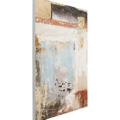 KARE Design Tableaux Sur Toile|Tableau Sur Toile Art Splash Bleu 90X120Cm