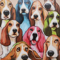 KARE Design Tableaux Sur Toile|Tableau Sur Toile Doggy Eye S 100X100Cm