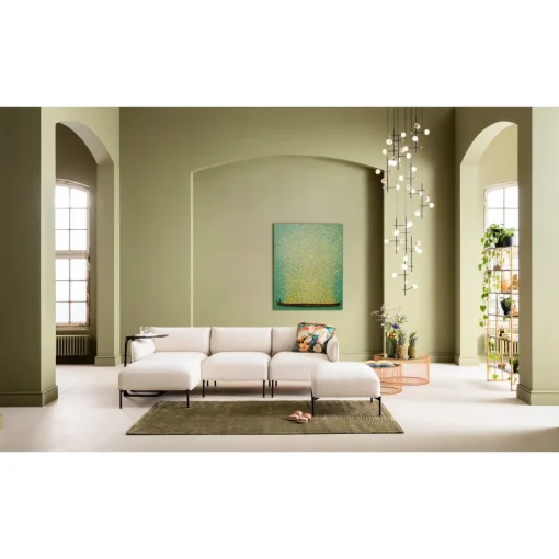 KARE Design Tableaux Sur Toile|Tableau Sur Toile Flower Boat Vert Jaune 80X100Cm