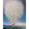 KARE Design Tableaux Sur Toile|Tableau Sur Toile Flying Elephant At Night 120X160