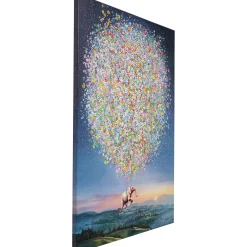 KARE Design Tableaux Sur Toile|Tableau Sur Toile Flying Elephant At Night 120X160