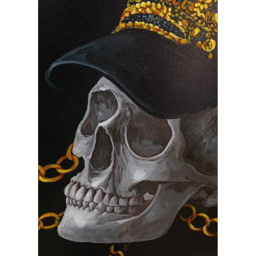 KARE Design Tableaux Sur Toile|Tableau Sur Toile Skull Gang 120X90Cm