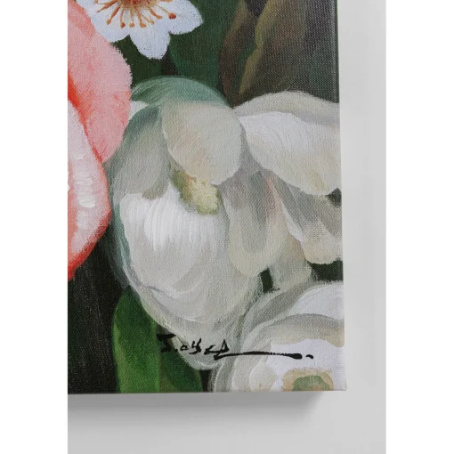 KARE Design Tableaux Sur Toile|Tableau Touched Flower Lady 90X120Cm