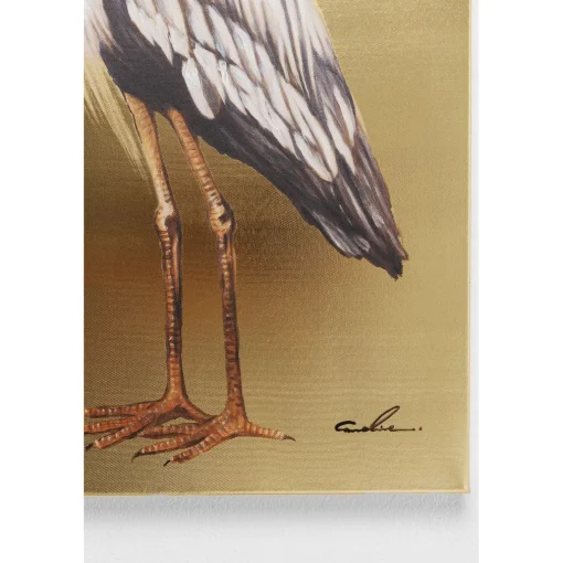 KARE Design Tableaux Sur Toile|Tableau Touched Heron Left 50X70Cm