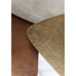 KARE Design Tables Basses|Tables Basses Loft Triangle Vintage (Set De 3)