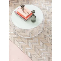 KARE Design Tables Basses|Tables Basses Wire Blanches (Set De 2)