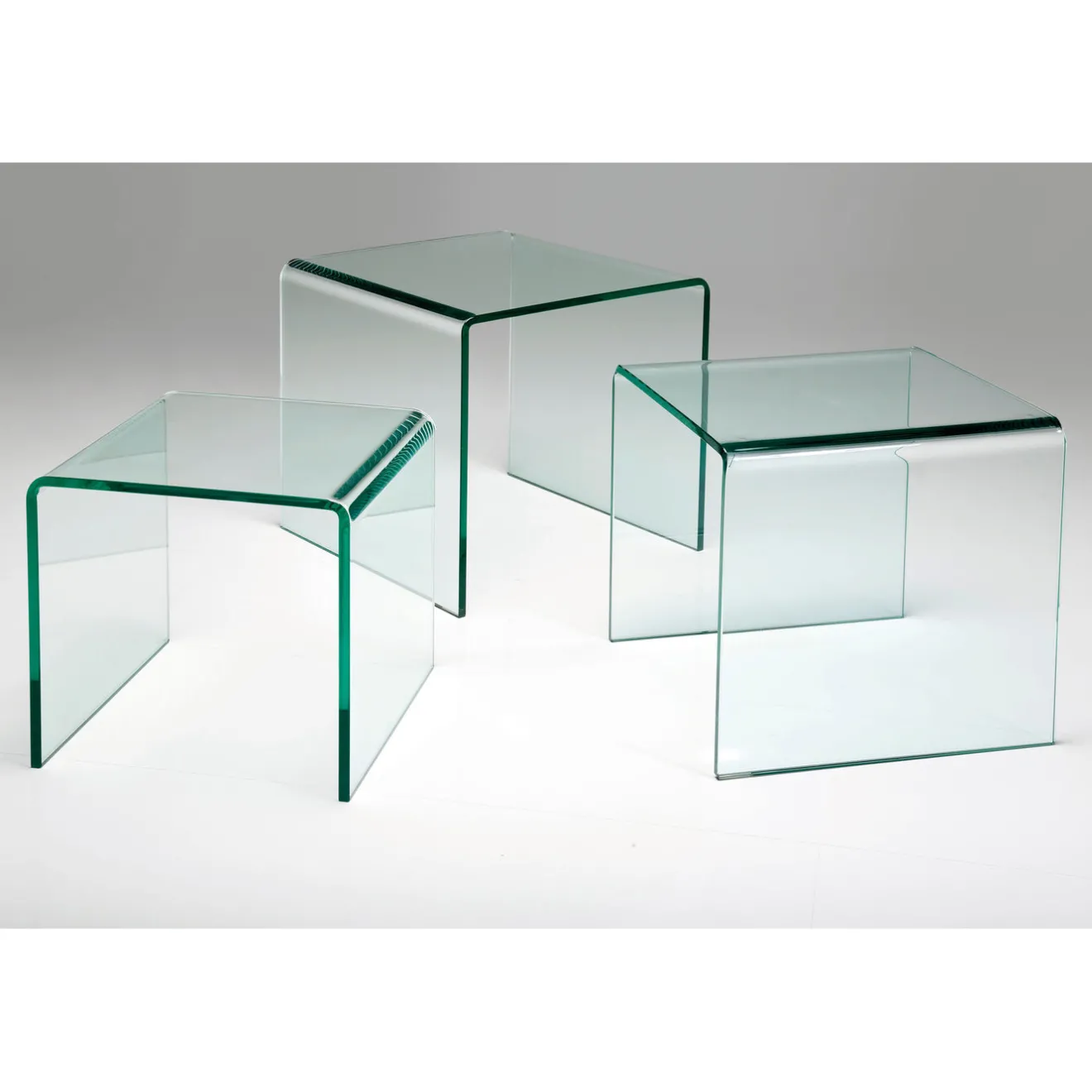 KARE Design Tables D'Appoint|Tables D Appoint Clear Club (Set De 3)