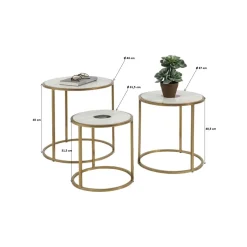 KARE Design Tables D'Appoint|Tables D Appoint Limbo (Jeu De 3)