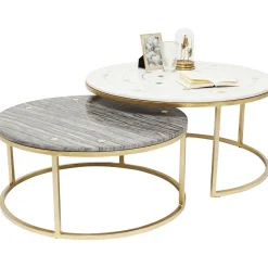 KARE Design Tables D'Appoint|Tables D Appoint Mystic Rond (Jeu De 2)