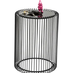 KARE Design Tables D'Appoint|Tables D Appoint Wire Noir (Set/2) O44Cm