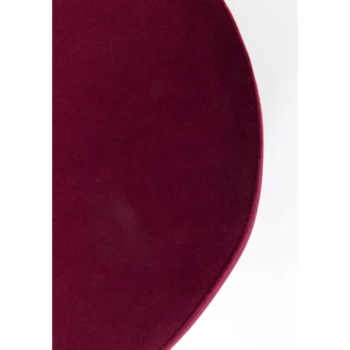 KARE Design Tabourets|Tabouret Cherry Bordeaux Laiton O35Cm