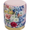KARE Design Tabourets|Tabouret Cherry Flower Rose Laiton O32Cm