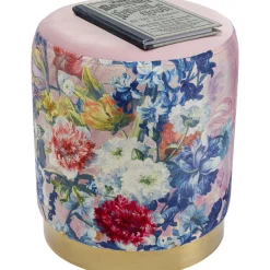 KARE Design Tabourets|Tabouret Cherry Flower Rose Laiton O32Cm