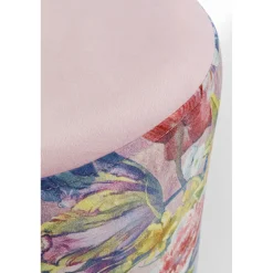 KARE Design Tabourets|Tabouret Cherry Flower Rose Laiton O32Cm