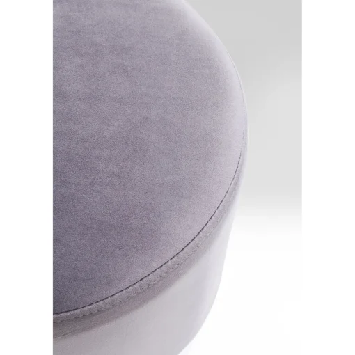 KARE Design Tabourets|Tabouret Cherry Gris Clair Silver O35Cm