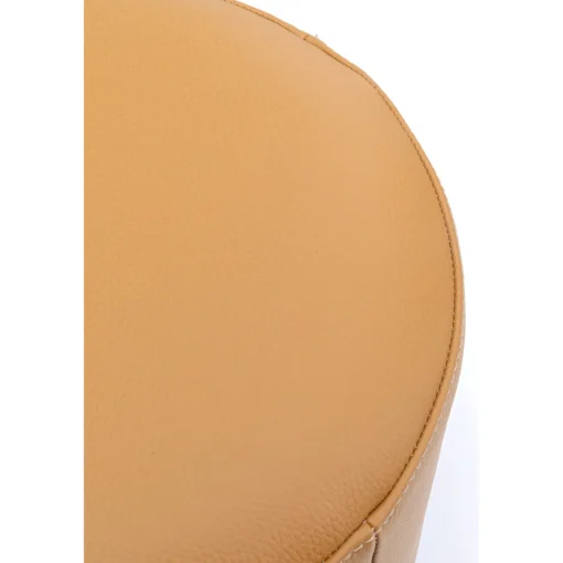 KARE Design Tabourets|Tabouret Cherry Leather Marron O36Cm