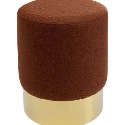 KARE Design Tabourets|Tabouret Cherry Lina Marron Laiton O35Cm