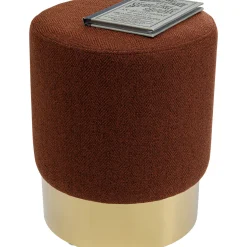 KARE Design Tabourets|Tabouret Cherry Lina Marron Laiton O35Cm