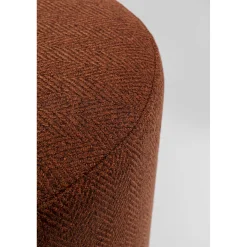 KARE Design Tabourets|Tabouret Cherry Lina Marron Laiton O35Cm