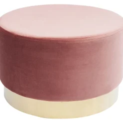 KARE Design Tabourets|Tabouret Cherry Mauve Laiton O55Cm