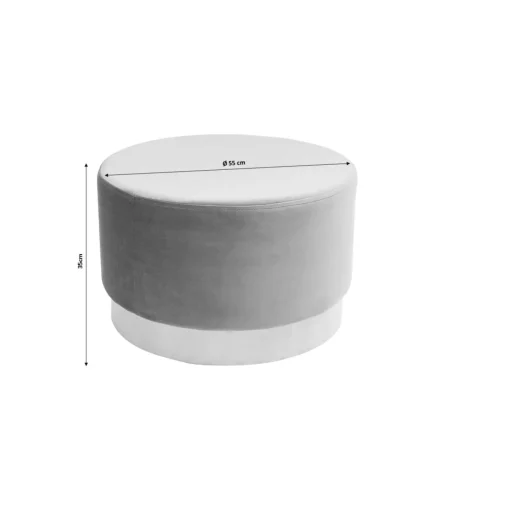 KARE Design Tabourets|Tabouret Cherry Mauve Laiton O55Cm