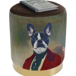 KARE Design Tabourets|Tabouret Cherry Mr. Dog Laiton O32Cm