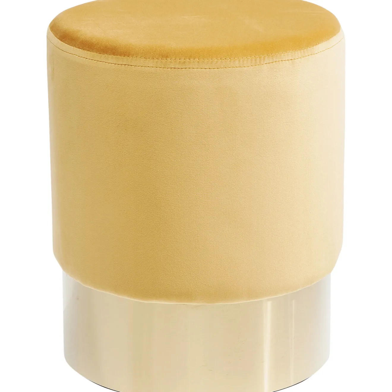 KARE Design Tabourets|Tabouret Cherry Orange Laiton O35Cm