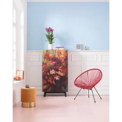 KARE Design Tabourets|Tabouret Cherry Orange Laiton O35Cm